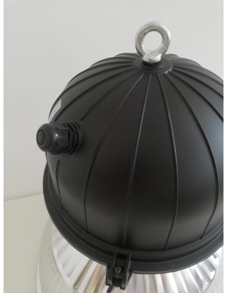 Reflector industrial e40 negro completo (sin/alimentado)